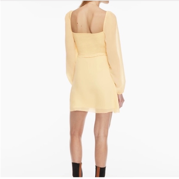 Aritzia Wilfred Villa Dress - Wheat NWT - Picture 4 of 7